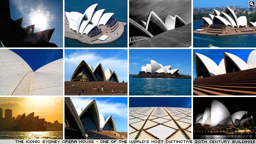 The iconic Sydney Opera House.