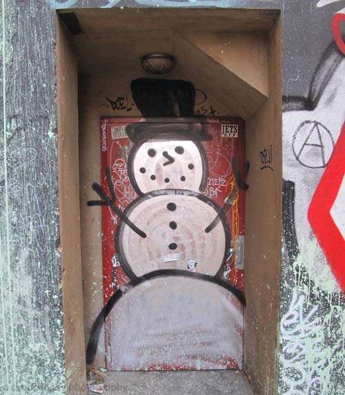 Melbourne snowman