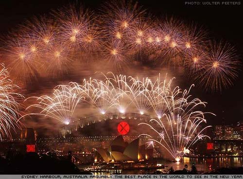 Sydney new year fireworks.