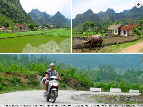 Slow Road to Hanoi - Simon Jones motorbikes through Vietnam.