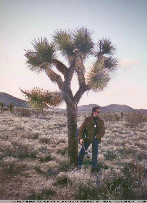 Me back in 1992 in the Mojave Desert, California.